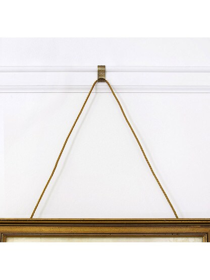 Alternate View 2 of Ivy Pattern Ribbon Style Picture Rail Hook