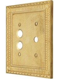 Pisano Push Button / Rotary Dimmer Combination Switch Plate.