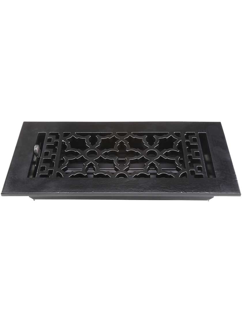 Alternate View 2 of Cast Iron Victorian-Style Floor Register.