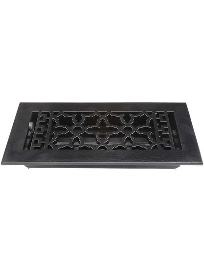 Alternate View 2 of Cast Iron Victorian-Style Floor Register.