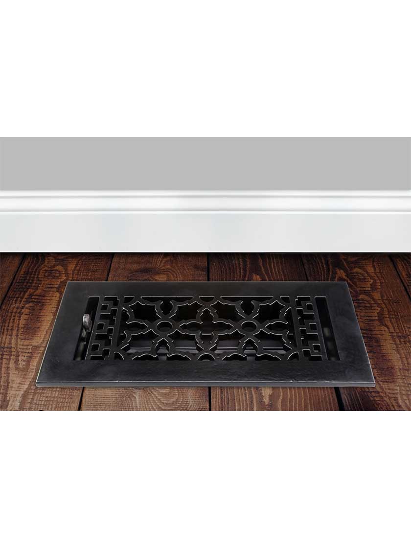 Alternate View 3 of Cast Iron Victorian-Style Floor Register.