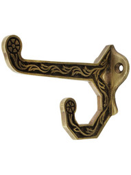 Hartford Double Hook in Antique-by-Hand