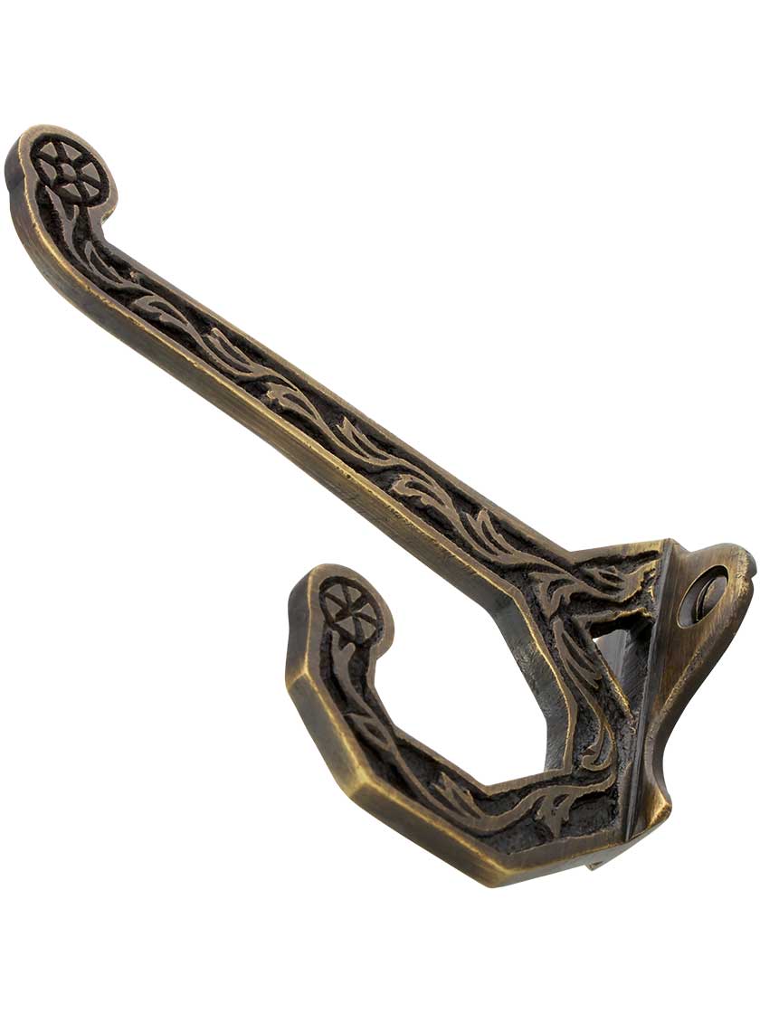 Hartford Double Hook in Antique-by-Hand