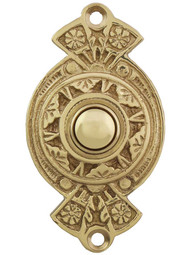Oriental Pattern Doorbell Button