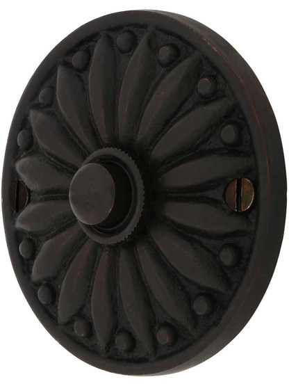 French Regency Solid-Brass Doorbell Button