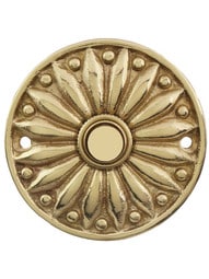 French Regency Solid-Brass Doorbell Button