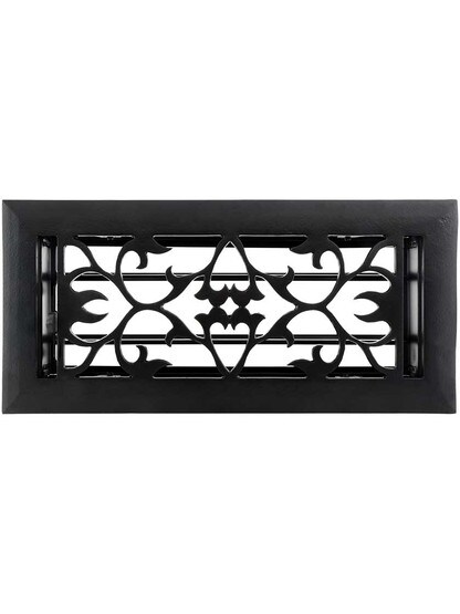 Alternate View of Cast Iron Vine-Pattern Floor Register.