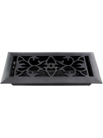 Alternate View 2 of Cast Iron Vine-Pattern Floor Register.