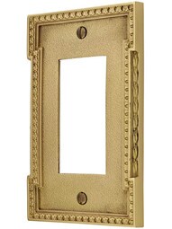 Neoclassical GFI Cover Plate