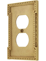 Neoclassical Duplex Outlet Cover Plate