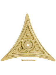 Decorative Brass Dust Corner With Choice of Finish