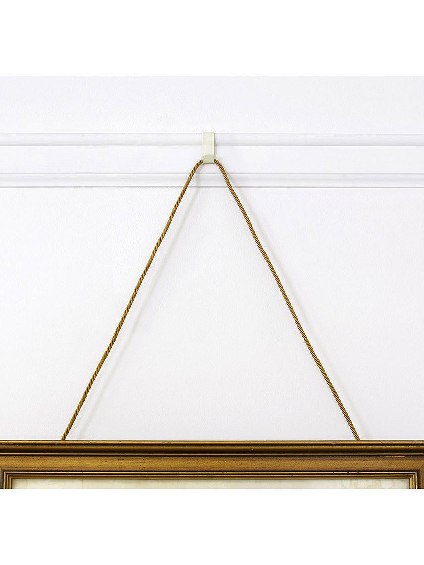 Alternate View 2 of Plain Painted Steel Picture Rail Hook