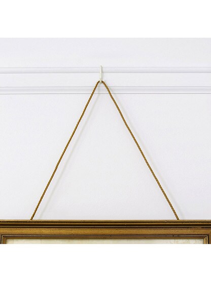 Alternate View 2 of Painted Steel Rod Picture Rail Hook