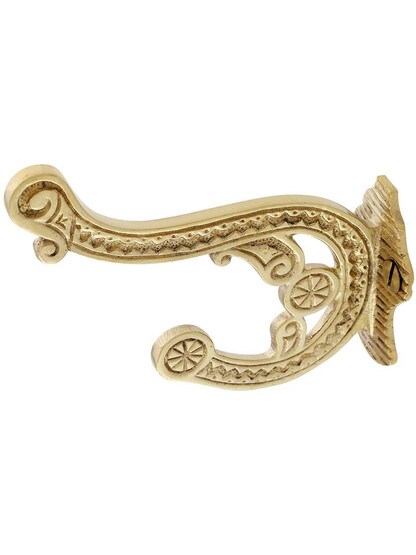 Alternate View 2 of Galena Solid-Brass Double Hook.