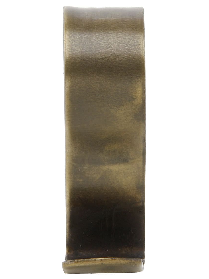 Alternate View of Plain Steel Picture Rail Hook
