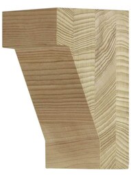 Medium Hemlock Craftsman Corbel 5 1/2" x 3 1/4" x 3"