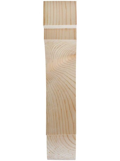 Alternate View 2 of Medium Pine Cove Shelf Bracket 8 inch x 6 inch x 1 1/2 inch.