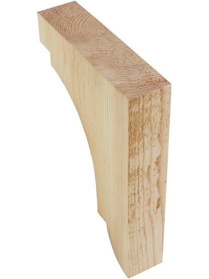 Alternate View 3 of Medium Pine Cove Shelf Bracket 8 inch x 6 inch x 1 1/2 inch.