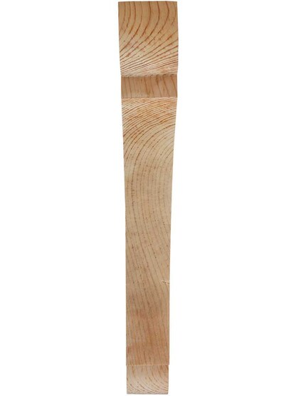 Alternate View 2 of Large Pine Shelf or Porch Bracket 12 inch x 10 1/2 inch x 1 1/2 inch.