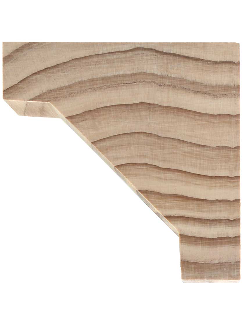Alternate View of Small Hemlock Craftsman Corbel 2 3/4 inch x 2 3/4 inch x 1 1/2 inch.