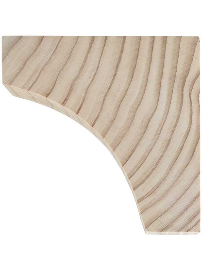 Alternate View of Small Hemlock Cove Corbel 2 7/8 inch x 2 7/8 inch x 1 1/2 inch.