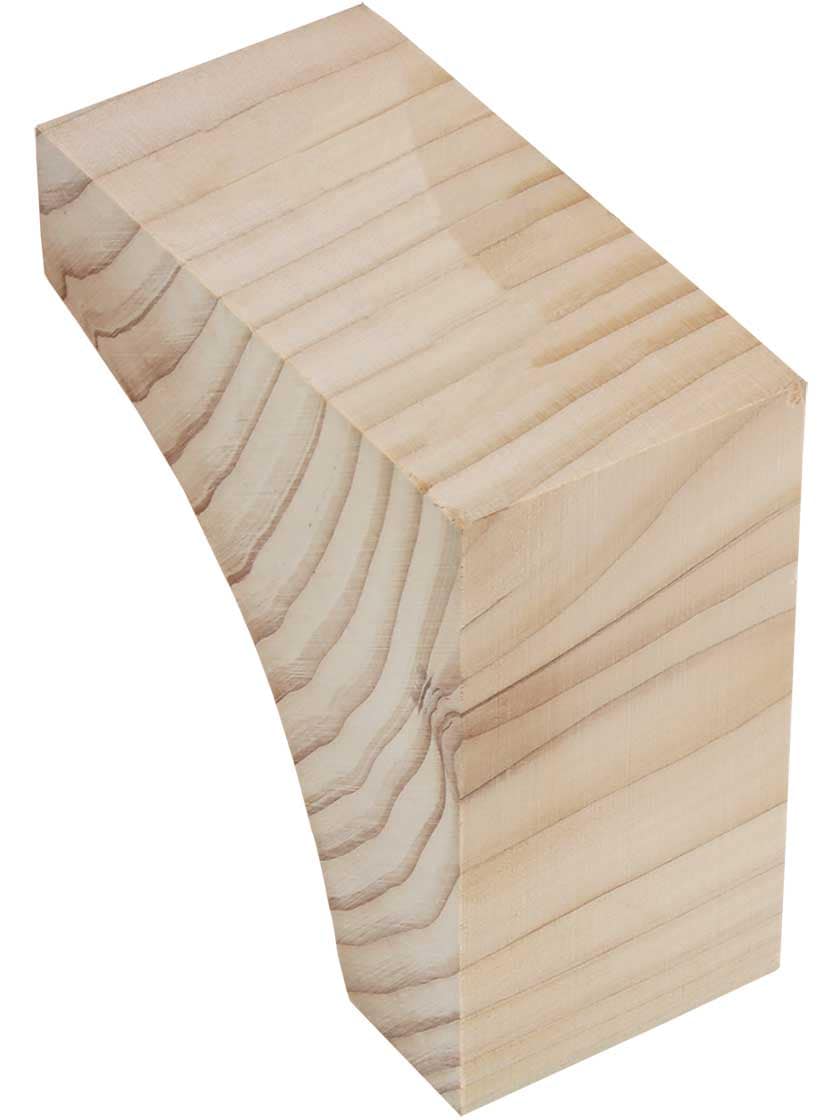 Alternate View 3 of Small Hemlock Cove Corbel 2 7/8 inch x 2 7/8 inch x 1 1/2 inch.