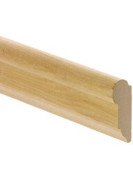 7.5-Foot Small Colonial Revival Picture Rail In Stain Grade Hemlock