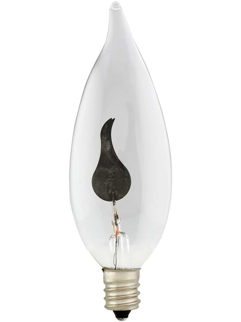 Alternate View of Candelabra Base Flickering Flame Light Bulb - 3 Watt