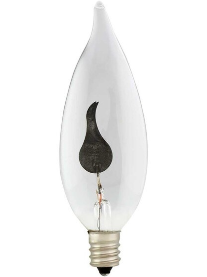 Alternate View of Candelabra Base Flickering Flame Light Bulb - 3 Watt
