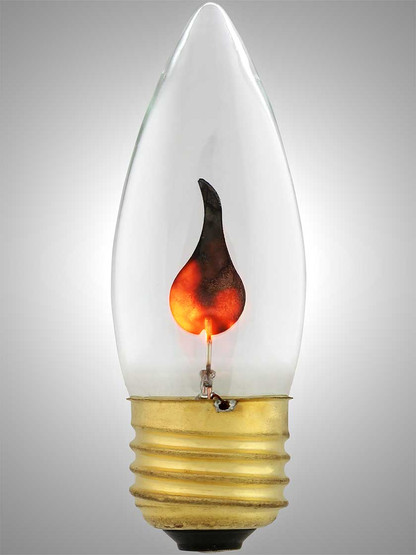 Alternate View 2 of Flickering Flame Light Bulb - 3 Watt