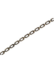 Solid-Brass Picture Chain (2/0) in Antique-By-Hand