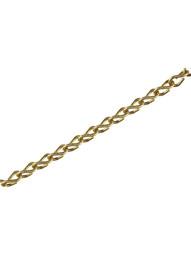 Solid-Brass Double Jack Picture Chain - #16