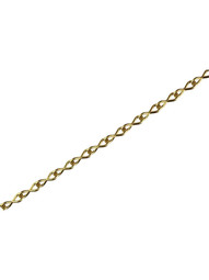 Solid Brass Single-Jack Picture Chain - #16