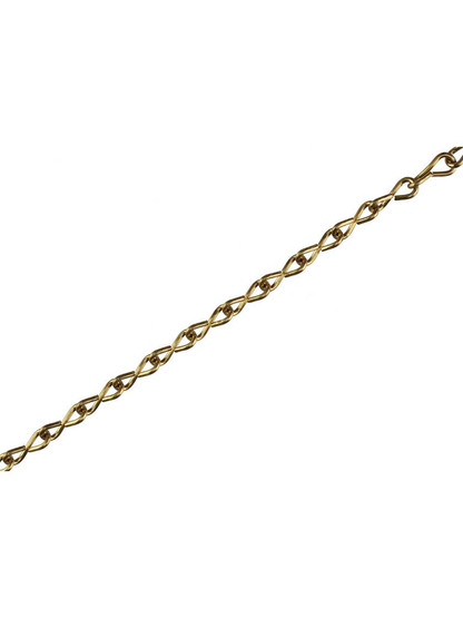 Solid Brass Single-Jack Picture Chain - #18.