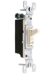 Leviton Single-Pole Toggle Switch.