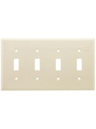 Leviton Quad Toggle Switch Plate