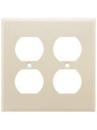 Leviton Double Duplex Outlet Cover Plate.