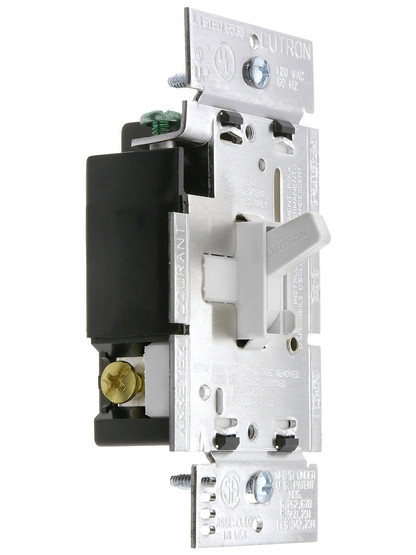 3-Way Toggle Style Dimmer - 600watts in White. 