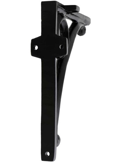 Pair Of 6" GNR Lipped Antique Style Cast Iron Shelf Brackets - Ironmongery World