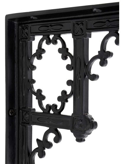 Alternate View 2 of Victorian Gothic Cast Iron Shelf Bracket - 9 1/4 x 6 3/4 inch