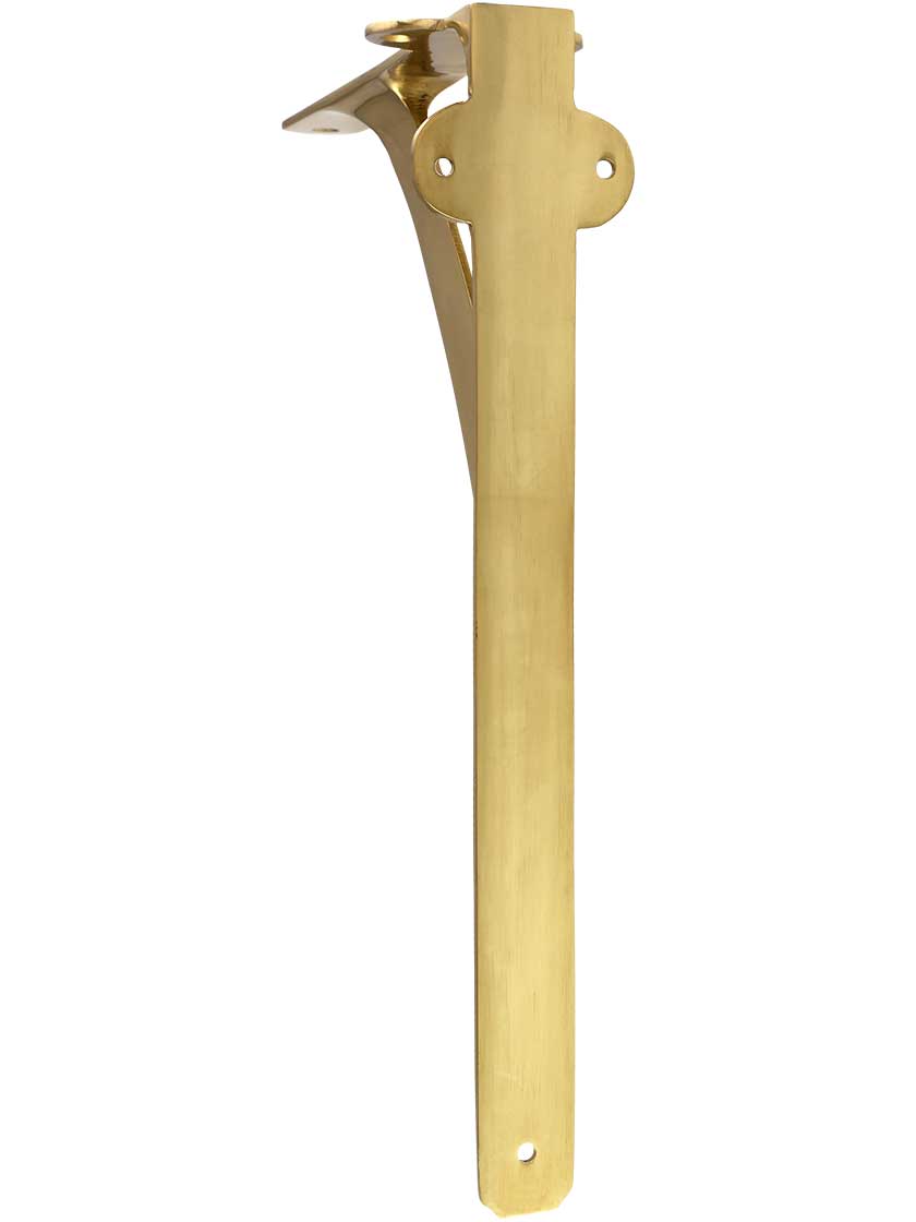 Brass ClassicStyle Shelf Bracket 9 7/8" x 7 3/8" House of Antique