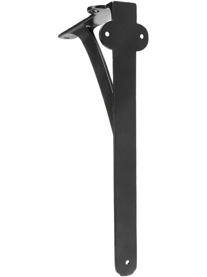 Alternate View of Mission Cast-Iron Shelf Bracket - 10 x 7 3/8-Inch.