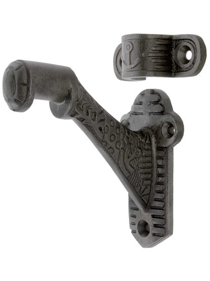 Alternate View 3 of Cast Iron Handrail Bracket With Windsor Pattern.