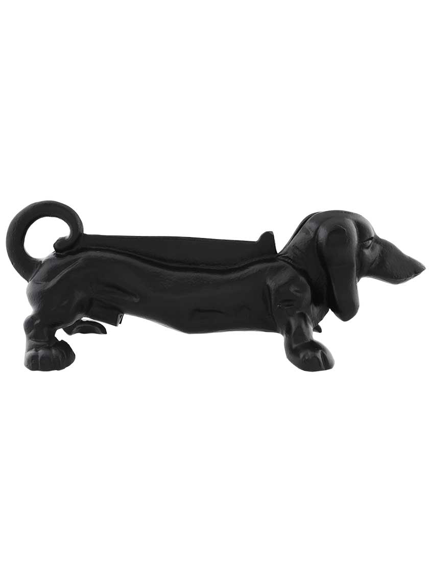 Alternate View of Cast Iron Dachshund Boot Scraper.
