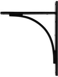 Utility Cast-Iron Shelf Bracket - 12 x 9-Inch