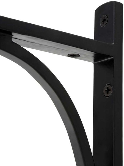 Alternate View 2 of Utility Cast-Iron Shelf Bracket - 9 x 6-Inch.