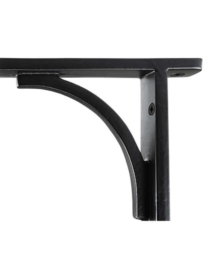 Alternate View 2 of Utility Cast-Iron Shelf Bracket - 6 x 4 7/8-Inch.