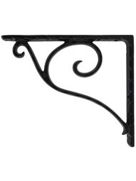 Cast Iron Scroll Shelf Bracket - 6 3/8" x 7 1/4"