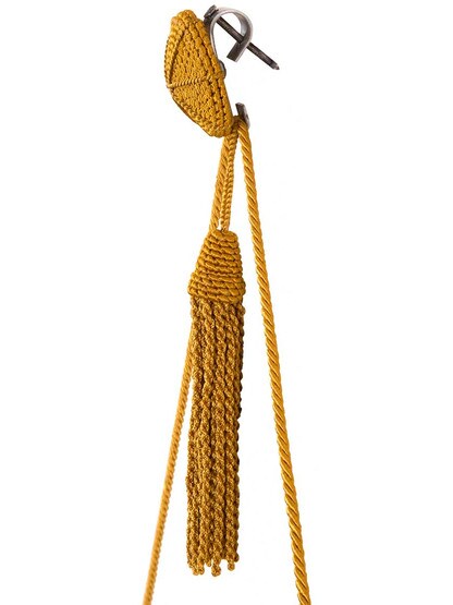 Alternate View 2 of Vera Rosette and Tassel Picture Hanger with Nail Mount.