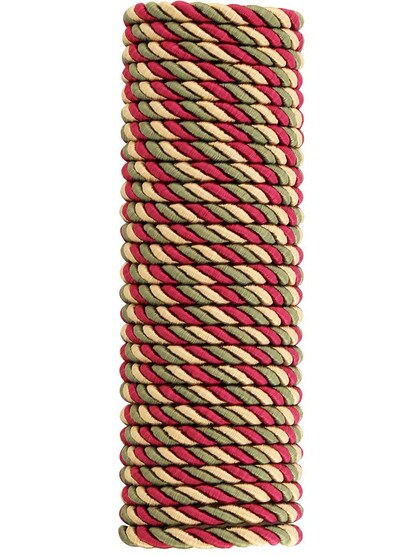 Triple Strand Multi-Color Picture Hanging Cord - 3/16-inch Diameter